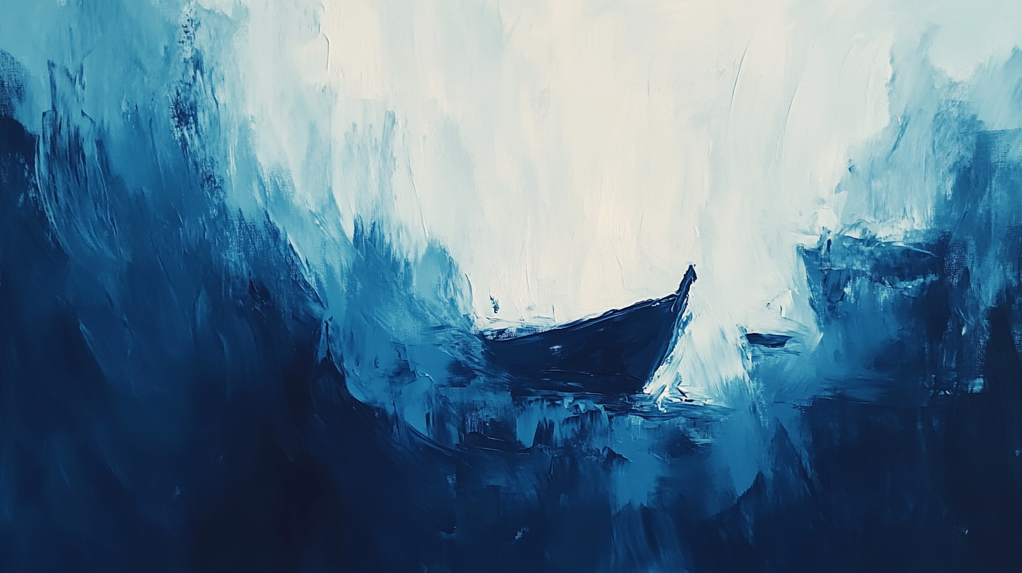 Lauda nadando en el océano